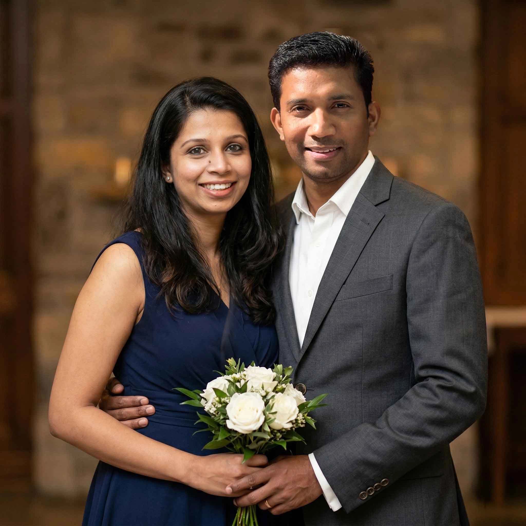 Pastor Prince and Meenu Mathew church leaders in Liverpool