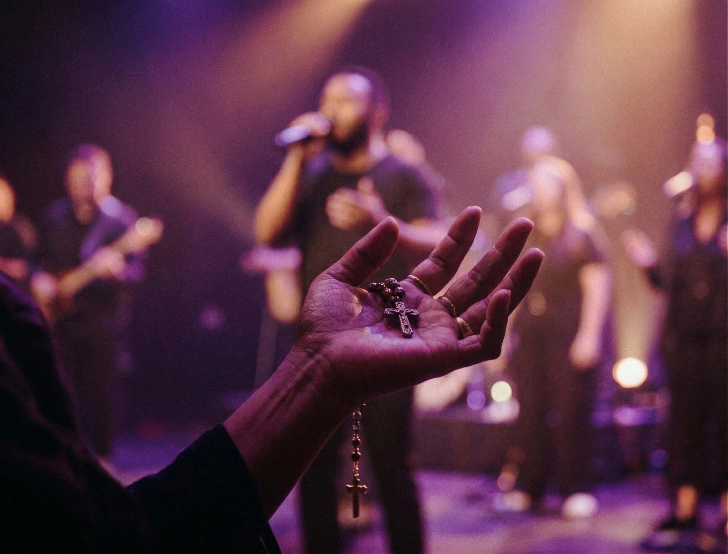 worship moment at Word and Spirit Conference 2026 churches in Liverpool with prayer and praise